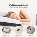 DIMAR GARDEN King Size Air Mattress with Headboard and Pump,Blow Up Mattress Inflatable Bed with Pillows