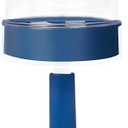 Toothbrush Holder for Bathroom, Height Adjustable Toothbrush Holder Stand with Tooth Brush Cup, Compatible with Conventional, Electric Toothbrushes, Toothpaste Storage Holder (Blue)