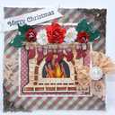5 x Christmas Socks Metal Die Cuts,Merry Christmas Boots Hat Card Cutting Dies Cut Stencils DIY Scrapbooking Album Decorative Embossing Paper Dies Festival Card Making