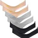 Intimate Portal Cotton Maternity Underwear Under the Bump Pregnancy Postpartum Bikini Panties (Medium, 6-pk Essentials)