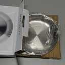 Misen 5-Ply Stainless Steel 8" Frying Pan - Professional Cookware for Induction, Gas and Electric - Dishwasher Safe, Oven Safe to 800F - Durable, Versatile, Even Heating