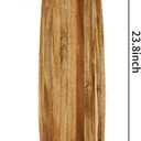 Acacia Wood Cutting Board and Large Charcuterie Board with Handle - Long Serving Board for Veggies, Bread, Cheese Board, Appetizers, and Picnic Celebrations, 24x7 Inch