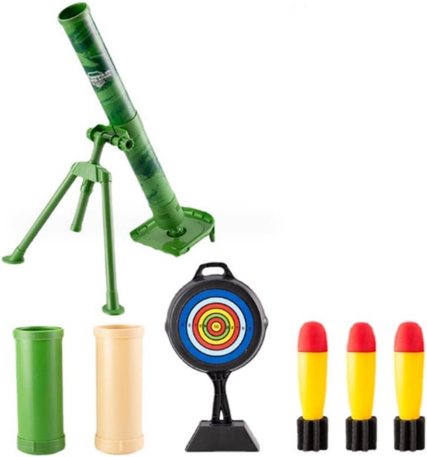 Children's Mortar Plastic Toys, Boy Launcher Toys, Gifts for Children Over Three Years Old (Color : Yellow)