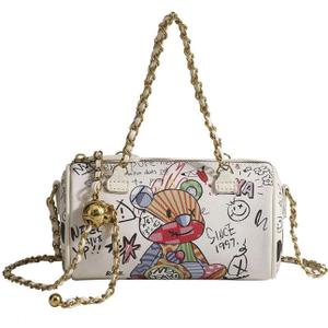 Graffiti Crossbody bag,Trendy Designer Mini Shoulder Bag,Phone Wallet Purse for Women,Chain Bag for Girls