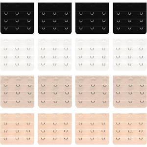 2 x PANDABASIC 16 Pieces Bra Extender Women's Soft and Comfortable Bra Extension