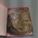 PANEWAY 16Inch Hair Toppers for Women with Thinning Hair - 6.5''x6.5'' Ladies Wiglets Toppers - Ombre Dark Root to Blonde