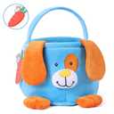 Easter Bunny Baskets for Kids, Egg Hunt Bags Plush Rabbit Bucket Easter Gifts for boys and girls