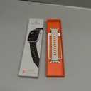 Bandletic Magnetic Silicone Watch Band Compatible with Apple Watch Bands for Women 40mm 41mm 42mm 38mm, Soft Sport Strong Magnet Strap Replacement for iWatch Series 10 9 8 7 6 5 4 3 2 1, Beige/ Orange