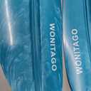 Kayak Paddle with Aluminium Shaft and Enhanced PP Blade, Adjustable Kayaking Oar, (220-240 cm), 94-102" (240-260 cm)