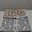 Eterish Reusable Washable Pee Pads for Dogs Large/Extra Large 31'' x 36'' 2 Pack, Absorbent Pet Puppy Dog Training Pads Non-Slip, Waterproof Whelping Potty Pads for Dogs Leak-Proof (Grey & Khaki)