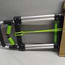 Folding Hand Truck and Dolly,309 lb Capacity Aluminum Portable Cart with Telescoping Handle and PP+EVA Wheels