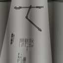 jusmo Camera Desk Mount Table Stand with 2 Auxiliary Holding Arm and Ball Head, 16.1"-33.8" Adjustable Light Stand for DSLR Camera, Ring Light, Live Streaming, Photo Video Overhead Shooting