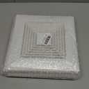 Mkhaslri 4 Pcs Exhaust Bathroom Ceiling Fan 9 x 9 Inch Grille with Springs Plastic Replacement Vent Cover Wall Mount Bathroom Fan Cover Replacement Parts for Square Ceiling Ventilation