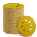 3 x Gold Sanding Discs Set, 5-Inch 8-Hole Sandpaper (600 Grit 150pcs)