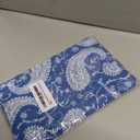 Rastogi Handicrafts Scarfs For Women 100% Pure Cotton Design Hand Block Printed Mini Scarf/Stoll/Stole For Girls 70x20 Inch (Blue)