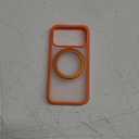 TORRAS 360 Magnetic Stand for iPhone 17 Pro Case, [Fit for MagSafe] [Rotatable Ring Kickstand] [4X Mil-Grade Shockproof] Slim Phone Cover, Camera Button, Cosmic Orange, Translucent, Ostand O3 Fitness