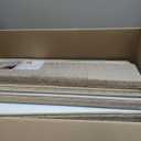 PURE ERA Bullnose Carpet Stair Treads Set Tape Free Non-Slip Indoor Stair Protectors Pet Friendly Rugs Covers Soft Skid Resistant Washable Reusable 9.5" x 30"(14 Pieces,Cream Gray)