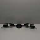 4 Ways Track Lighting, Rotatable Heads Tracks Light, Track Lightings Fixtures Ceiling with Foldable Arms, Modern Black Tracks Light for Kitchen, Living Room, Hallway(Bulbs Not Included)