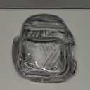 Clear Bag for Stadium Events, Clear Purses For Women Men, Transparent Crossbody Bag, See Through Large Sling Backpack (Light Grey)