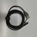 6 Foot Braided Nylon Micro Black Chrome USB Charge/Sync Cable