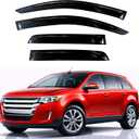 KPY Rain Guards Fit for 2007-2014 Ford Edge, Out-Channel Window Visors Vent Wind Deflectors 4PC, Car Accessories for 2007-2015 Lincoln MKX