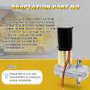 RV Power Gear Slide Out Motor, Motorhome Replacement Gearbox Motor | in-wall Dual Shaft, 131:1 Gear Ratio, 12V DC, Replace# 523900 522967 523143 523983 521976 523529 524327 K01265B300 K01469B300 etc.