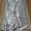 Baby Changing Table, Versatile Folding Changing Table, Waterproof Diaper Changing Station, Adjustable Height with 2 Drawers,Baby Changing Station, Mobile Nursery for Infant and Newborn (Light Grey)