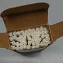 Pure Beeswax Candles, 7.3" Decorative Thin Taper Candles,Honey Scented, Dripless, Smokeless, 40min Burn Time for Birthday, Dinner, Prayer, Church, Hanukkah, Christmas (White, 50 pcs)