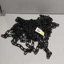 3/32" Black Chain Link 39 ft Long Decorative Chain for Hanging Plants, Basket, Picture Metal Heavy Duty Chain Bulk Carbon Steel Chain for Light Fixture, Chandelier, Lamp, Clothes, Dog Leash
