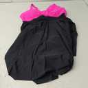 Hanna Nikole Womens Plus Size Swim Dress Swimsuit One Piece Tummy Control Bathing Suit Flowy Body Shaping Swimwear (Pink＆Black, Size 18W)