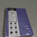 WEMATE Spiral Address Book with Alphabetical Tabs, Leather Password Book, Address Organizer Telephone Notebook Journal Keep Contact Safe Hardcover Large Print for Seniors Home Office 5.88.2, Purple