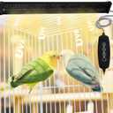 Bird Light for Cage,Full Spectrum LED Birdcage Lighting,Bird Lamp with Intelligent Cycle Timing,Natural Sunlight Simulation,Chew-Proof Design,Bird Cage Accessories for Captive Birds Parrots(22" Long)