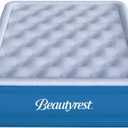 Beautyrest SensAir 20" Queen Air Mattress, Pump & Cool Vent Topper
