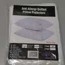 UNILIBRA 2 Pack Waterproof Pillow Protector Quilted Queen Size(21"X30") (Queen Pillow Protector)