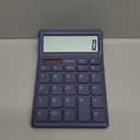 UNIONE Desktop Navy Calculator with a Bright LCD, Dual Power Handheld Desktop. Color. Business, Office, High School, 46 inch