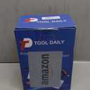 Tool Daily Short Pressure Washer Gun with Foam Cannon, 1/4 Inch Quick Connector, with 5 Pressure Washer Nozzle Tips, 1 Liter