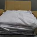 Fitable White Tablecloths for Rectangle Tables, 6 Pack - 70 x 120 Inches - Reusable and Washable Table Clothes for 6-8 Ft Tables, Polyester Fabric Table Covers for Wedding, Party, Banquet