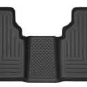 Husky Liners Weatherbeater Floor Mats | Fits 2006-2009 Ford Fusion & Mercury Milan; 2007-2009 Lincoln MKZ | 2nd Row, 1-pc Black - 11221