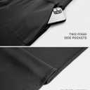 THE GYM PEOPLE Women's Joggers Pants Lightweight Athletic Leggings Tapered Lounge Pants for Workout, Yoga, Running (Black, L)