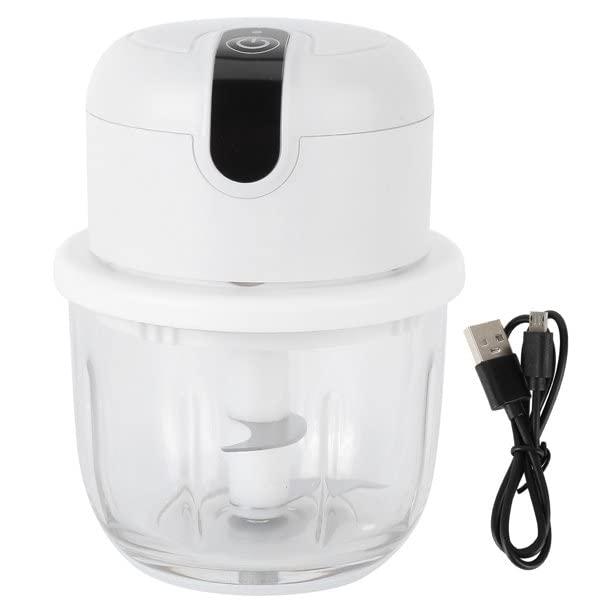 Electric Garlic Chopper, Portable Veggie Chopper,Garlic Grinder Masher Onion Chopper, Blender to Vegetable, Cordless Food Processor for Ginger, Chili, Fruit, Meat, Spices, Beans, etc