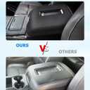 Center Console Armrest Cover for GMC Sierra & Chevrolet Silverado 2014-2018, Tahoe & Yukon & Suburban 2015-2020, Bucket Seat, Car Armrest Protector, Scratchproof, Black