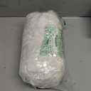 BEDELITE Fluffy Faux Fur Body Pillow Cover with Zipper, Luxury Plush 3D Striped Pillow Cover 20x54 Inches, Super Soft and Cozy Long Body Pillow Pillowcase for Bed Sofa Couch Room Decor(Cream White)