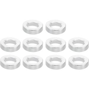 PATIKIL M3 Aluminum Spacers, 8 Pcs Metal Spacer Aluminum 3.1mm ID x 5mm OD x 2mm L Aluminum Spacer Screw Standoff Round for M3 Screw Bolts