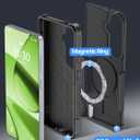 Magnetic for Samsung Galaxy S26 Case Heavy Duty Protection, Military-Grade Dual-Layer Shockproof S26 Phone Case [Fit for MagSafe] Anti-Fingerprint Matte Finish Galaxy S 26 Case 6.3", Black
