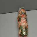 HyeFlora Artificial Fake Fall Hanging Flowers for Outdoor Decor, 2PCS Faux Silk Morning Glory Hanging Plants Mums Vine for Home Garden Wall Party Indoor Outside Decoration (Fall Orange+Light Orange)