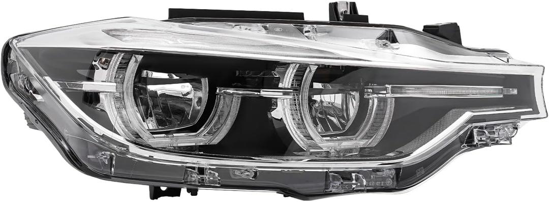 LOYALHEARTDY For 2016 2017 2018 2019BMW 3 Series F30 F31 320i 328i LED Front Headlight Assembly w/o AFS, Passenger Right Side Headlight Headlamp |63117419630 (RH)