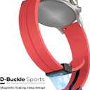Magnetic Watch Band 22mm 20mm 19mm 18mm 16mm With Quick Release Soft Silicone Sport Watch Band for Men Women, Magnetic Silicone Replacement Strap