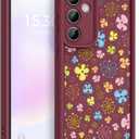 Case for Samsung Galaxy A35 5G, Silicone Shockproof Cover Women