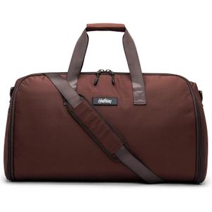 Halfday Convertible 2-in-1 Garment Duffel Weekender Bag 45L: Wrinkle-Free Travel (Hanging Suit Compartment, Shoe Pockets, Trolley Sleeve), Durable & Water-Resistant Carry-on, Port