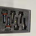 for Hyundai Sonata 2011-2014 Fog Lights Bulbs Combo, 4pcs Super Bright White Dual Beam and Fog Lights Blubs Package, 1:1 Size as Stock Bulbs, Plug and Play